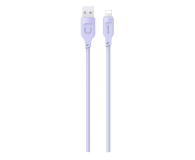 USAMS Kabel lightning 2,4A 1,2m Fast Charging purpurowy - 1569060 - zdjęcie 1